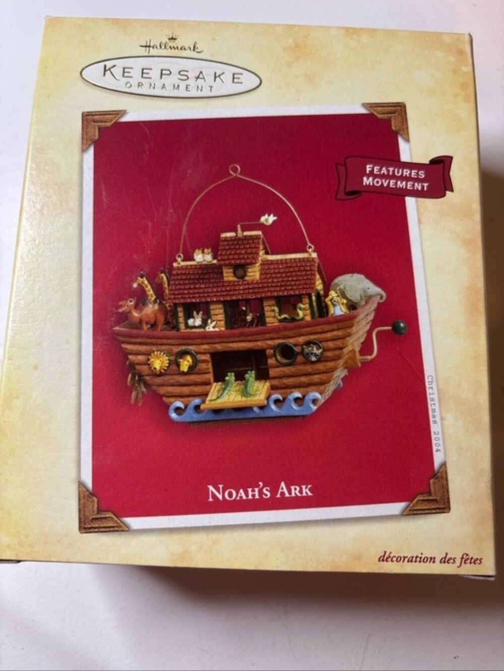 Vintage 2004 Hallmark Keepsake Noah’s Ark Ornament
